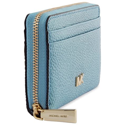 michael kors powder blue wallet|Michael Kors oversized wallet.